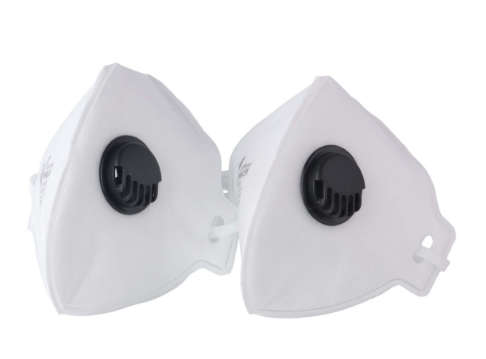 MAC AFRIC FFP3 V-Model Face Mask with Valve (2 Pack)