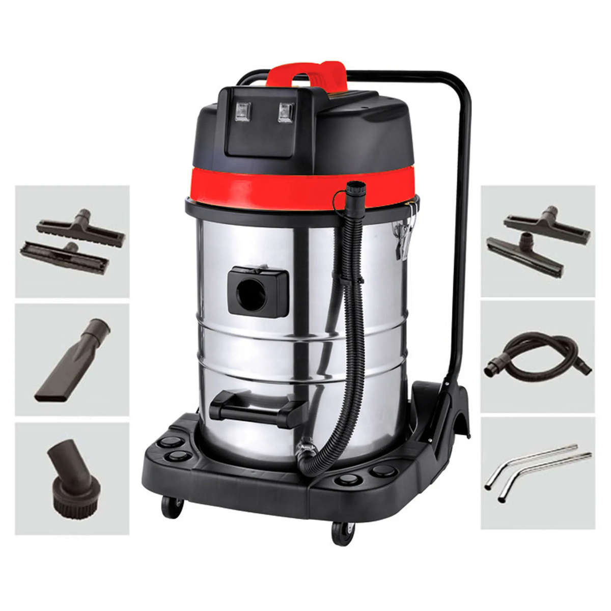 70 Liter Wet & Dry Vacuum Cleaner 2000 W (2 x 1200 W Motors)