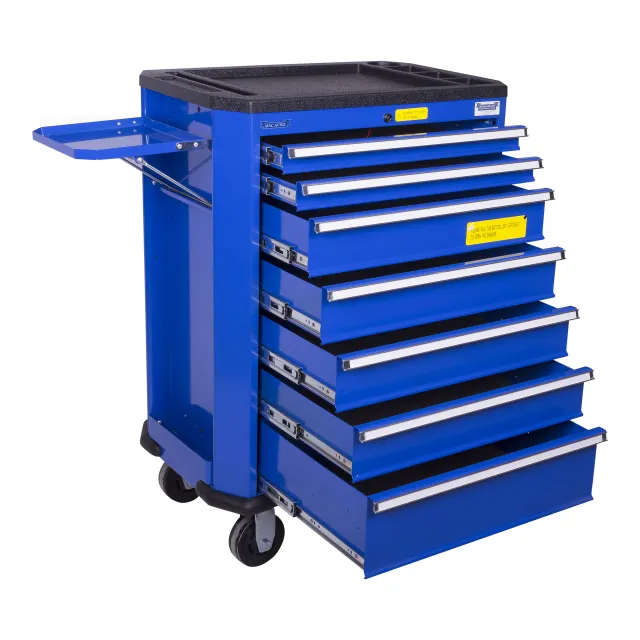 7 - Drawer Steel Tool Cabinet on Castors (Empty)