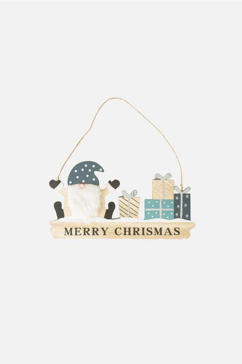 CHRISTMAS GNOME DECORATIVE SIGN (SET OF 4)