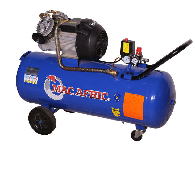 100 Litre 2.2 KW (3 HP) 230 V Direct Drive V-Type Compressor