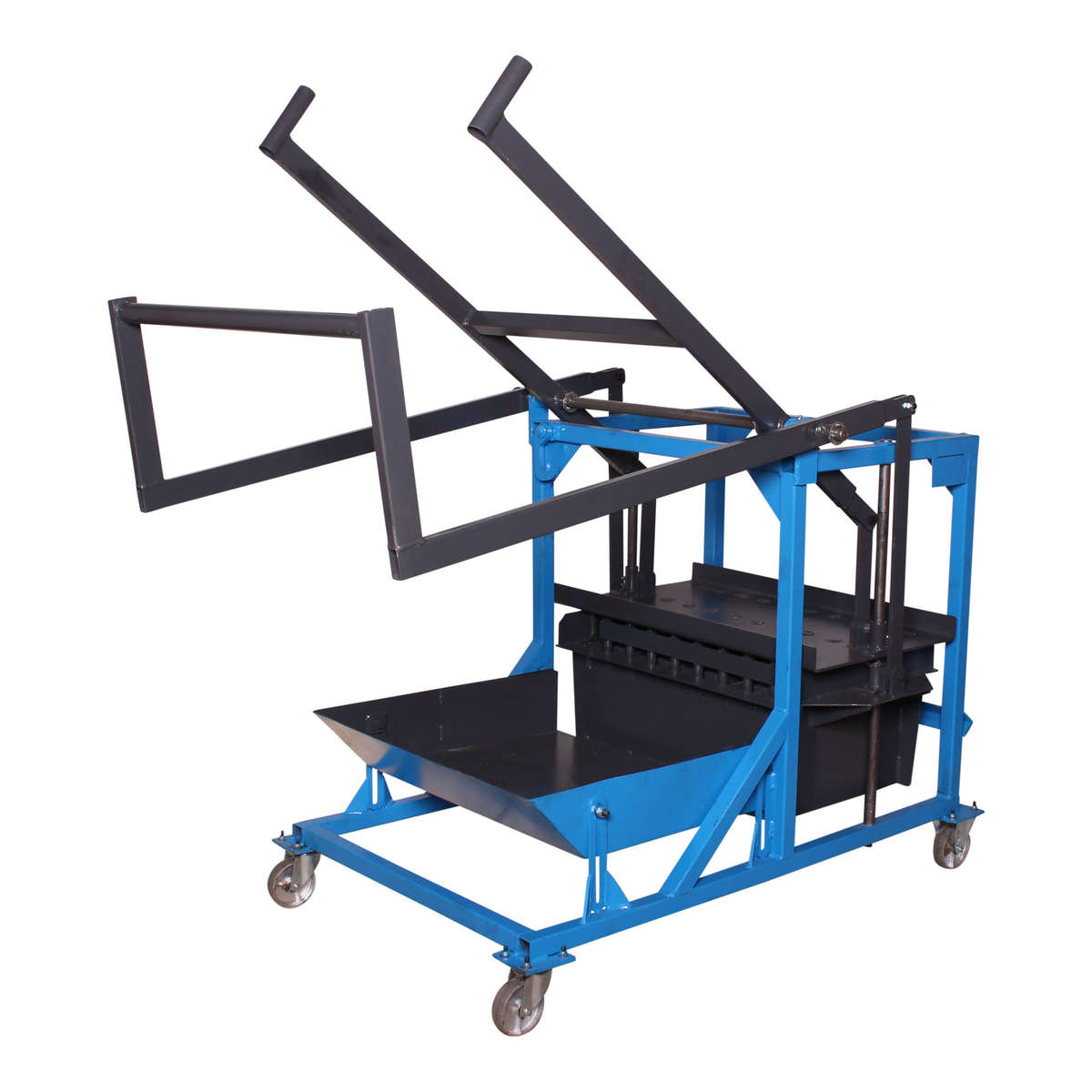 MAC AFRIC Manual Mobile Brick Making Machine (Hollow Mould)