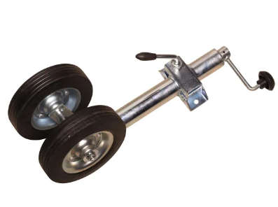MAC AFRIC Double Jockey Wheel Trailer Jack with Clamp