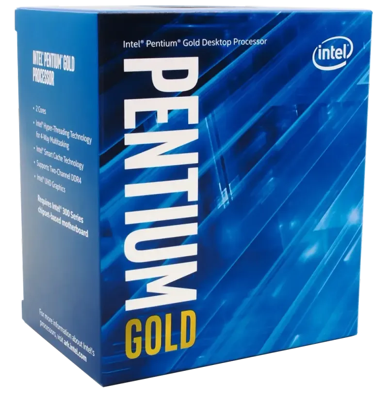 Intel Pentium GOLD G6400 Dual-Core Processor (LGA 1200, Integrated Graphics)