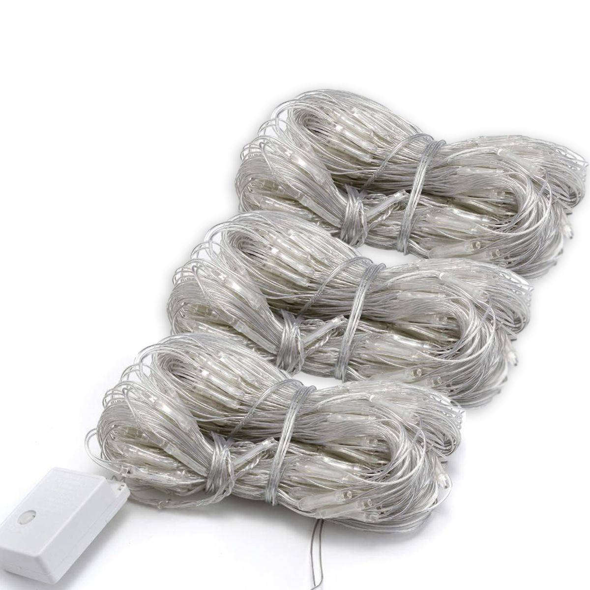 Christmas Fairy Lights  20M LED String Lights, Pack of 3 (Warm White)