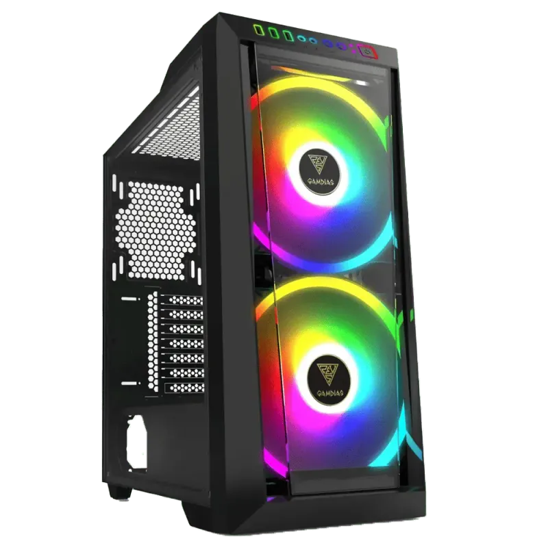 Gamdias APOLLO M2 Tempered Glass Gaming Case