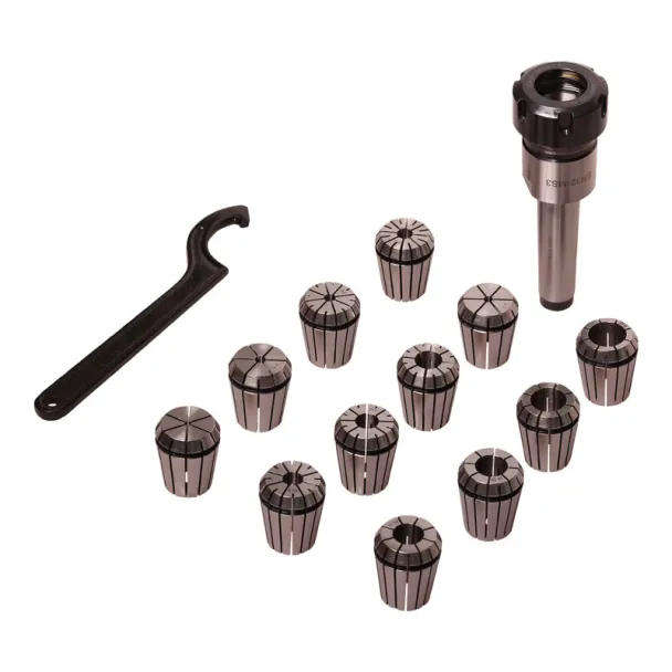 MAC AFRIC 12-Piece ER32 Collet Set with R8 Taper (M12, 33 mm Diameter)