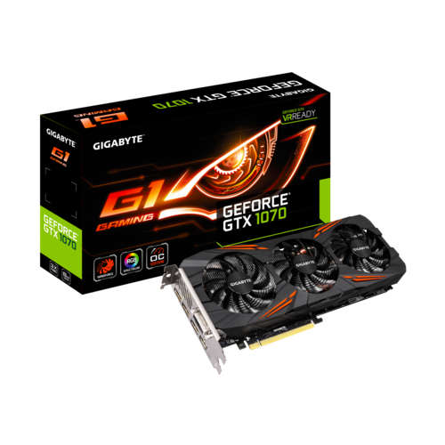 Powerful GTX 1070 G1 Gaming Graphics Card
