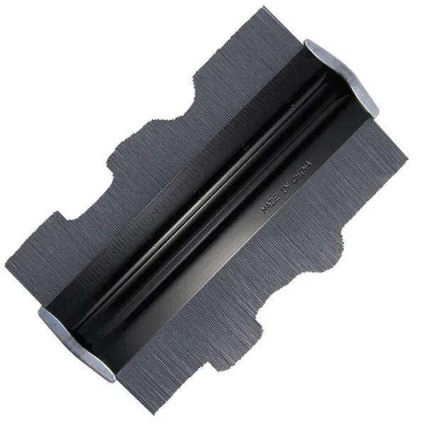 TORK CRAFT Precision Steel Contour Profile Gauge  150 mm / 6" Dual Scale, 45 mm Depth