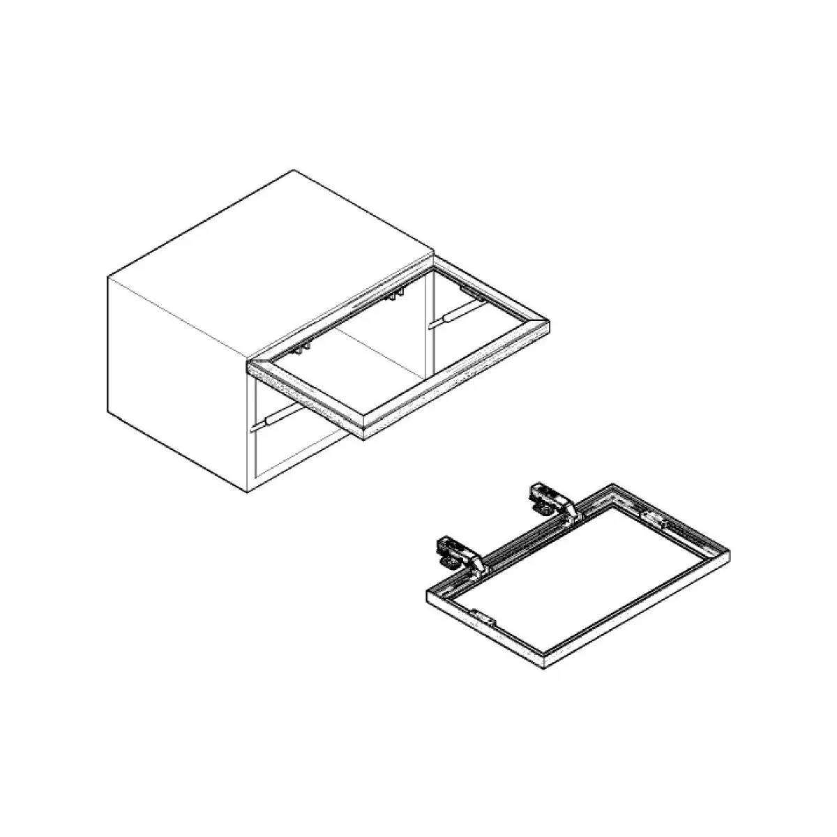 Door Profile, Aluminium, 3 Meter