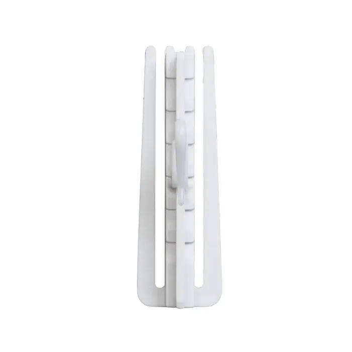Adjustable Curtain Hook, Plastic, White (10 Pieces)
