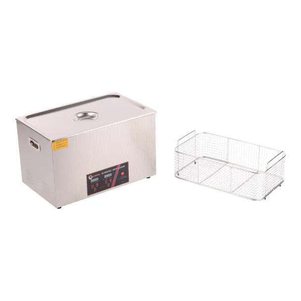 30L Ultrasonic Parts Cleaner with Adjustable Heat & Timer