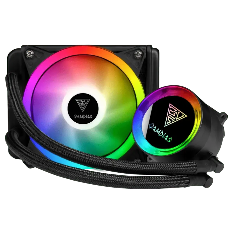 Gamdias Chione E2-120 LITE 2 Liquid CPU Cooler - High-Performance AIO Cooling