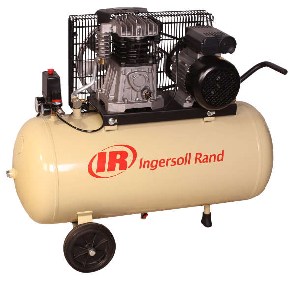 INGERSOLL RAND 100L 1.5 KW (2 HP) 230 V Belt Driven Air Compressor