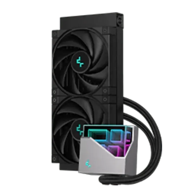 DeepCool LT520 High-Performance Liquid CPU Cooler - Sleek Black Design