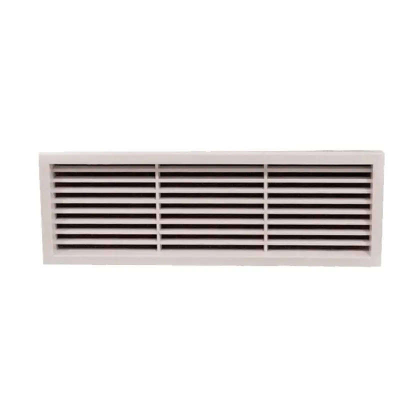 Air Vent, Rectangular Plastic, White, 128mm x 40mm (10 Pack)