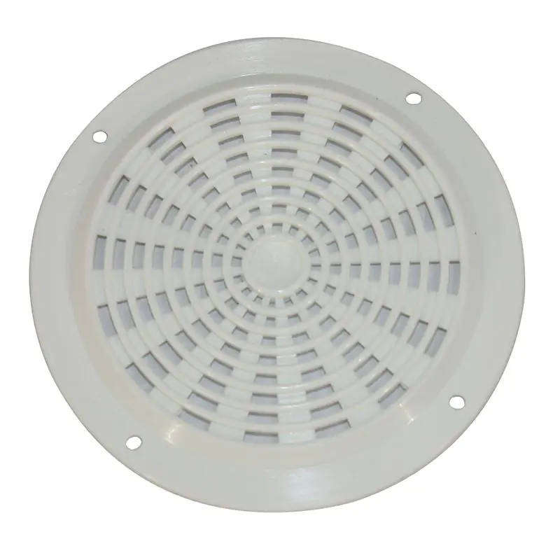 Air Vent, 63mm Round Plastic, White (10 Pack)