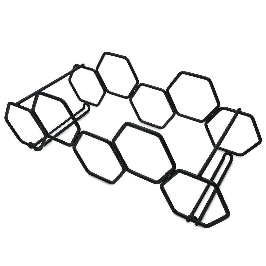 5 Wine Bottle Holder Black