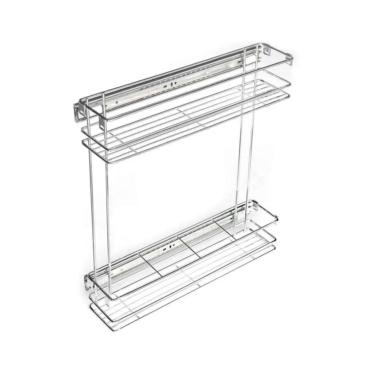 Side Mounted Pull Out 2 Tier Chrome Plated 150 Unit