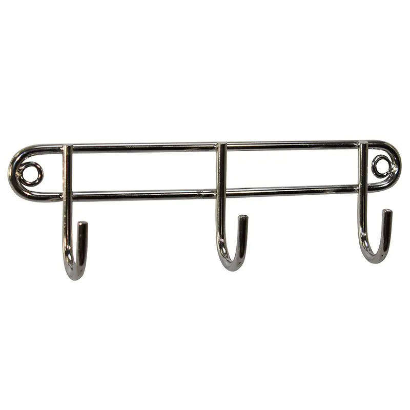 3 Hook Utility Rack, Stainless Steel