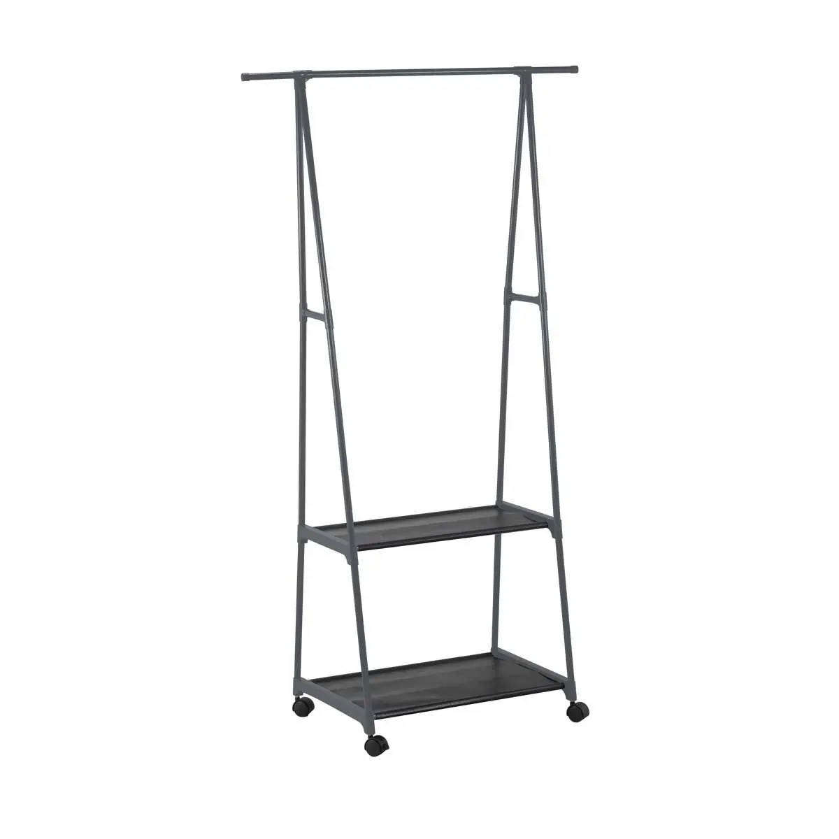 Clothes Rack with 2 Shelves