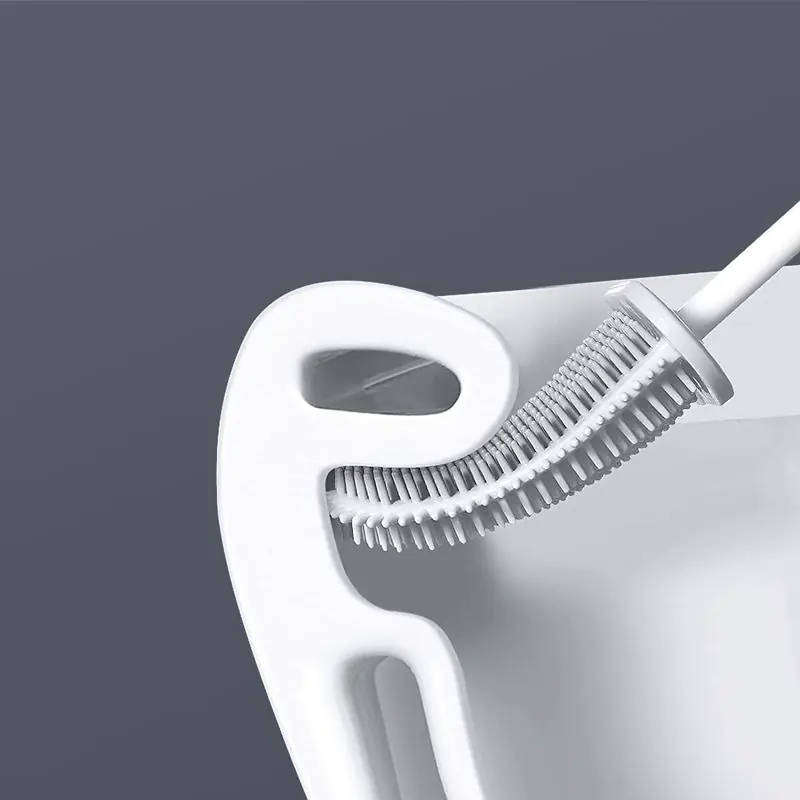 Slimline Silicone Toilet Brush