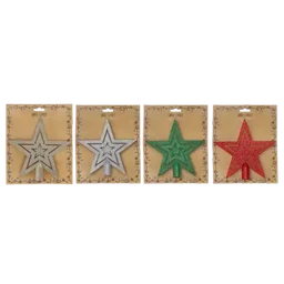 Santa's Choice Christmas Tree Flat Top Star