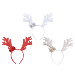 Antlers with Bows Headband (Colour May Vary)