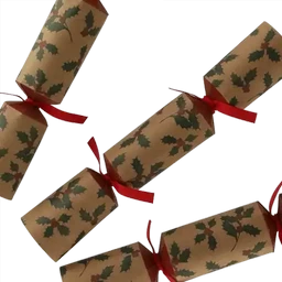 Kraft Eco Christmas Crackers 37cm 8 Piece