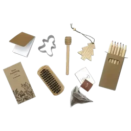 Kraft Eco Christmas Crackers 37cm 8 Piece