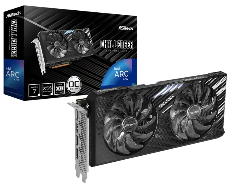 ASRock A750 CL SE 8GB Graphics Card  High-Performance Gaming