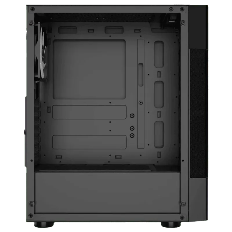 Mid-Tower PC Case with Digital Display & RGB Fans  Aura GC5