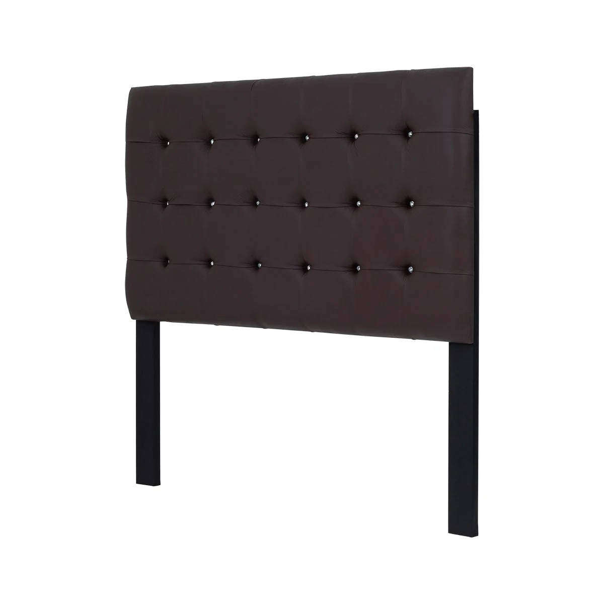 Padded Double Headboard  Brown