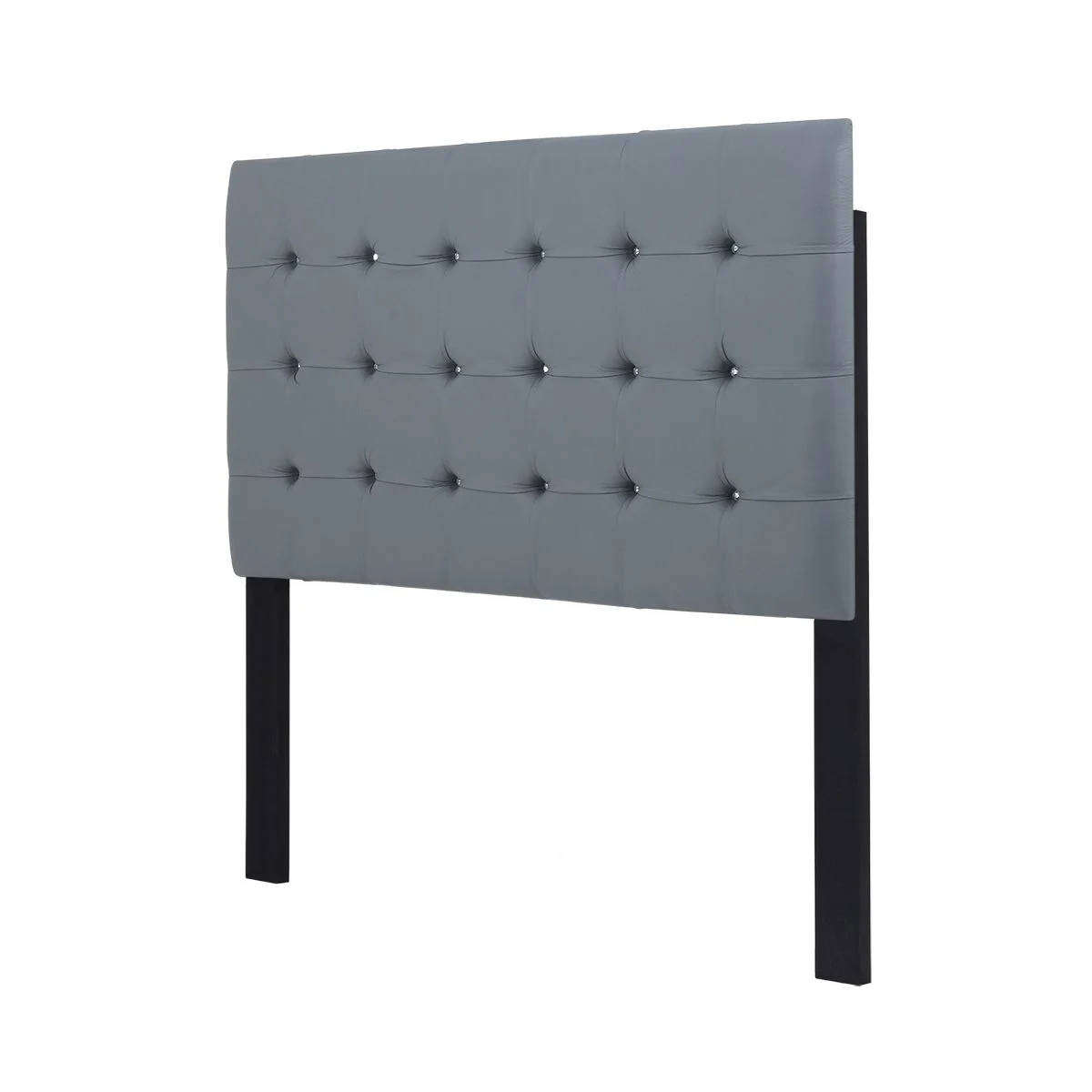 Padded Double Headboard  Grey