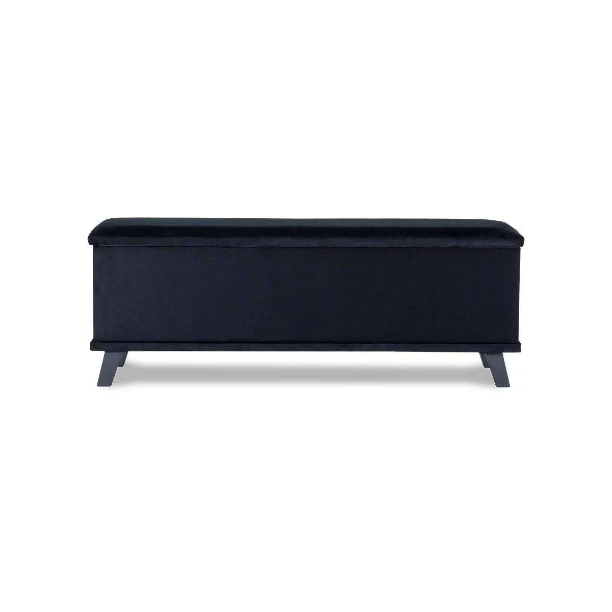 Velvet Blanket Storage Box  Black
