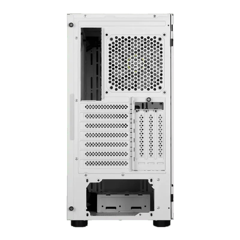 ARGUS E4 Elite Tempered Glass Mid-Tower Gaming Case - White