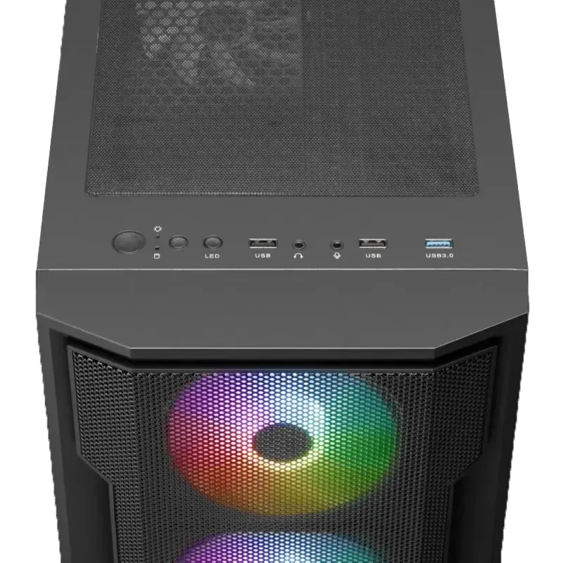 Gamdias Athena M6 Lite - Black Mid Tower Gaming Case
