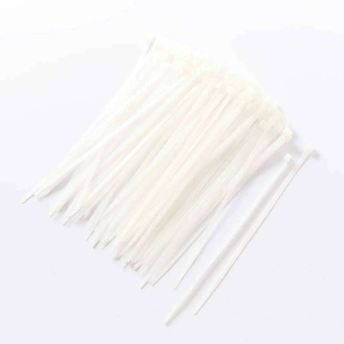 Cable Ties, Natural, 4.8mm x 200mm, 100 Pieces