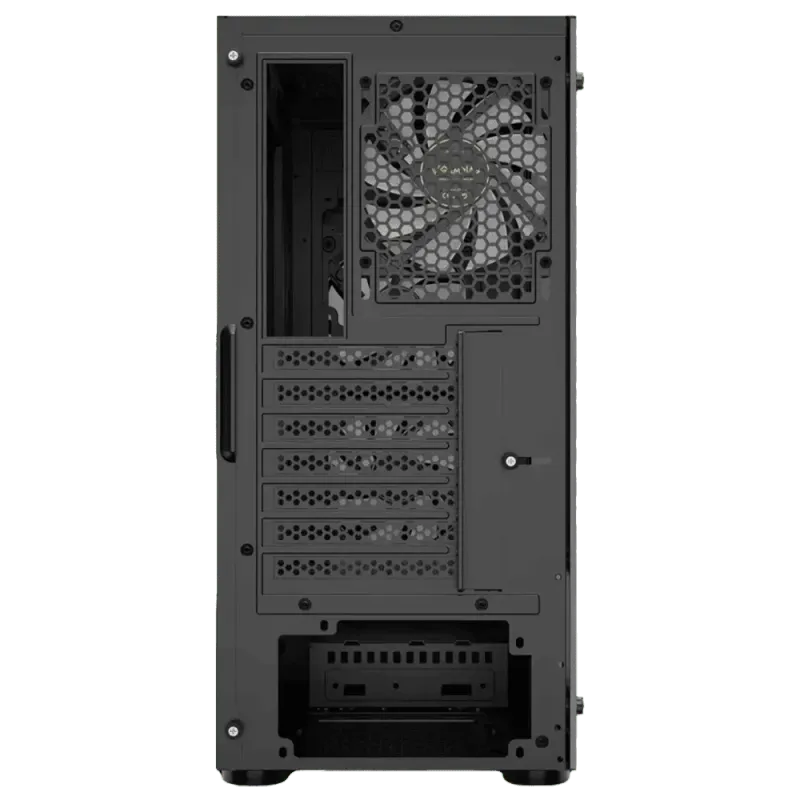 Mid-Tower PC Case with Digital Display & RGB Fans  Aura GC5