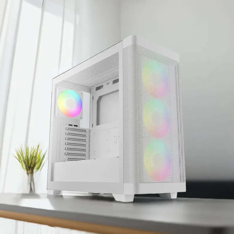 Gamdias ATHENA M3 Gaming Case - White Variant