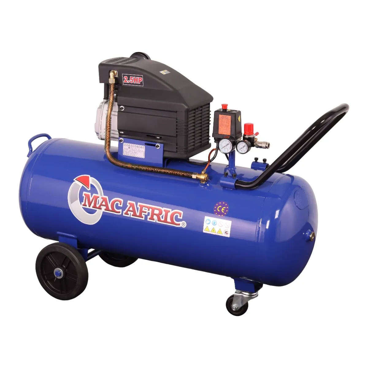 MAC AFRIC 100 Litre 1.7 kW (2.5 HP) Direct Drive Compressor  230 V