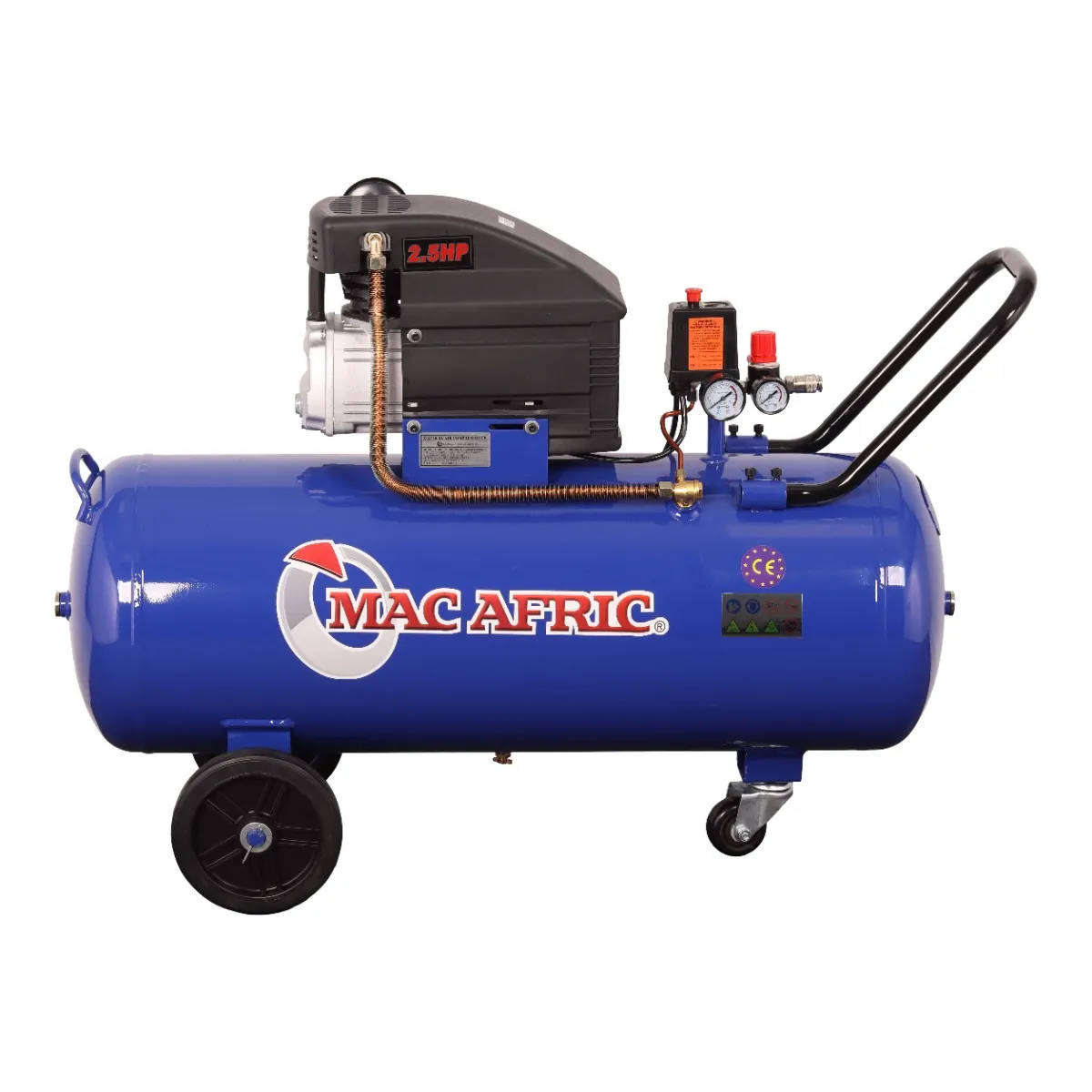 MAC AFRIC 100 Litre 1.7 kW (2.5 HP) Direct Drive Compressor  230 V