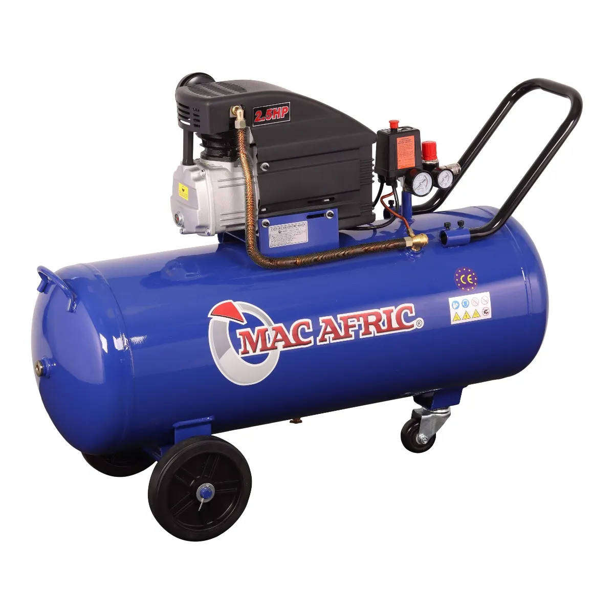 MAC AFRIC 100 Litre 1.7 kW (2.5 HP) Direct Drive Compressor  230 V