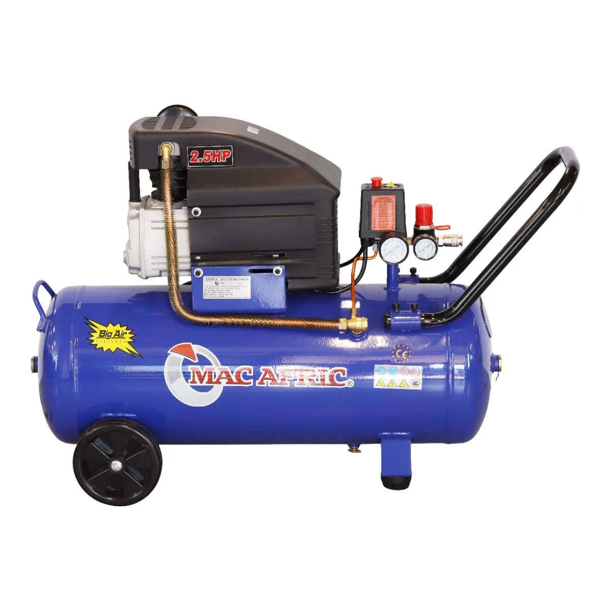 MAC AFRIC 50 Litre 1.5 kW (2 HP) Direct Drive Compressor  230 V