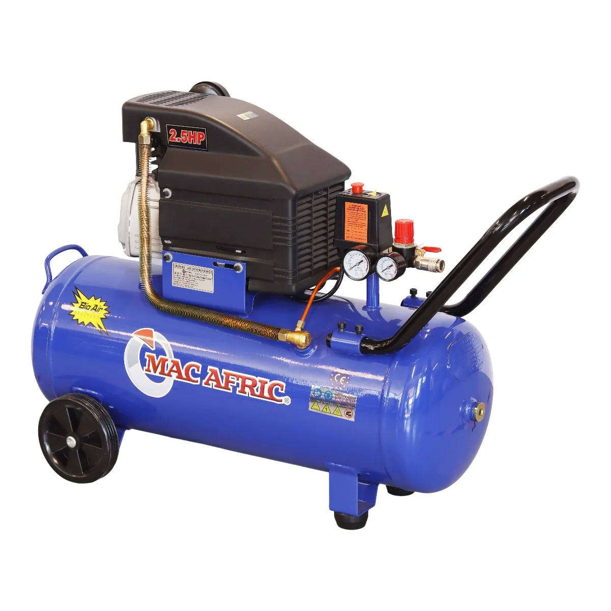 MAC AFRIC 50 Litre 1.5 kW (2 HP) Direct Drive Compressor  230 V