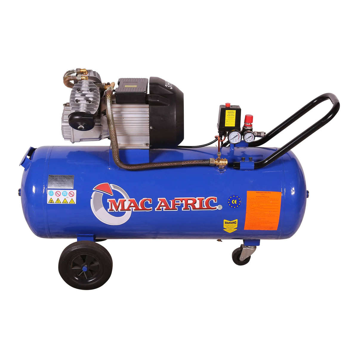 MAC AFRIC 100 Litre 2.2 kW (3 HP) Direct Drive V-Type Compressor  230 V