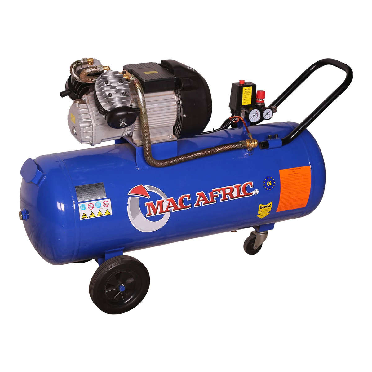 MAC AFRIC 100 Litre 2.2 kW (3 HP) Direct Drive V-Type Compressor  230 V