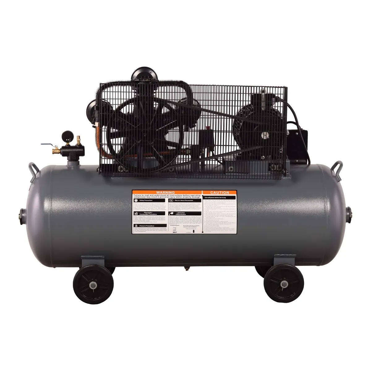 MAC AFRIC 300 Litre 5.5 kW (7.5 HP) Belt Driven V-Type Compressor  380 V