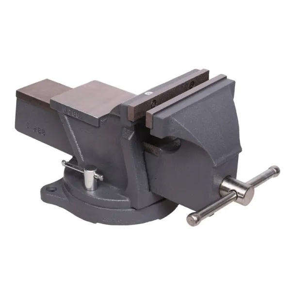 200 mm Light-Duty Swivel Bench Vice with Anvil  Cast Iron Construction