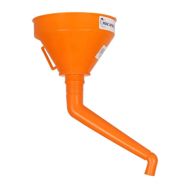 Plastic Offset Funnel  High-Flow Angled Design (154 mm Inlet / 16 mm Outlet)